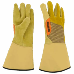 De Wiltfang Rozenhandschoen Leer Met Lang Manchet